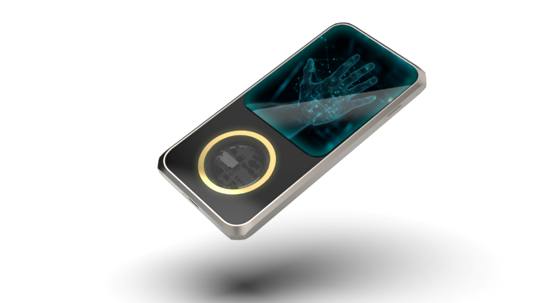 MiCA Hardware Wallet device render